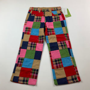 🔥KC ParkerPants Cropped Patchwrok Size 12